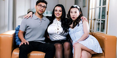 Hottie Kimmy and Payton's big cock smut