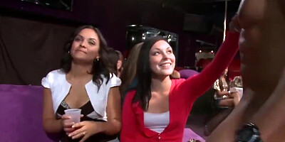 Wild Cfnm Party With Gang Of Horny Sluts Lining Up For Cock