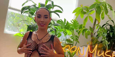 Big booty slut Gaby Ortega sucks and gets rocked