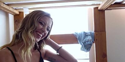 Perverse fuck scene from the latest college visit