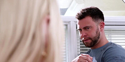 Kay Lovely lands her hairy pussy on a hard dick here