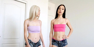 Two girls with great bodies want to get fucked together