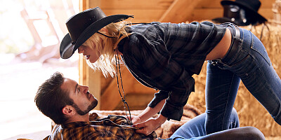 Kenna James works on his meaty boner to get fucked too