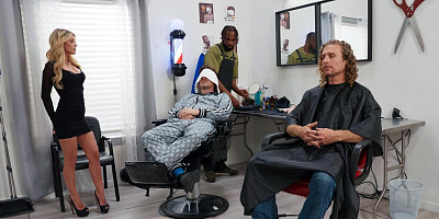 Fetish sex with busty hairdresser Kayla Kaden