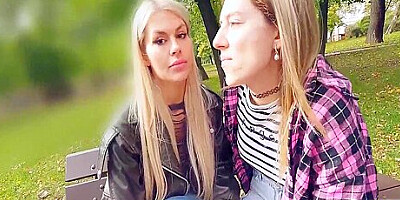 Hot And Playful Blonde Zlata Shine Is Cheating On Her Gf With A Big Boss