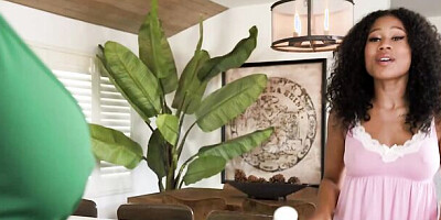 BRAZZERS - Alex Switches His Shaved Girlfriend Skyla With Leah Michelle’s Perfectly Fluffy Bush