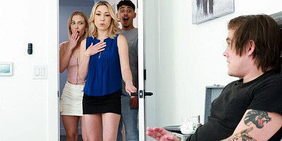 Diana Grace and Lily Lebeau's teen (18+) action by Mom Swapped