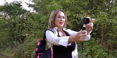 Aubrey Black has her tits shaking as she takes it deep