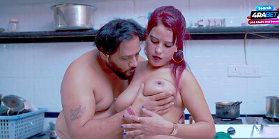 Super sexy newly married Bhabhi fucked hard by her devar in the kitchen