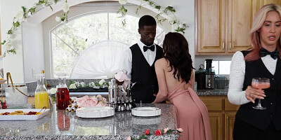 Standing sex in the kitchen with petite cute Whitney Wright