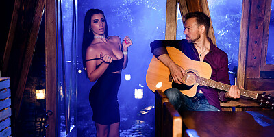 Hot babe Nelly Kent gets fucked by cocky musician