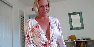 Stepmother Massages Stepson