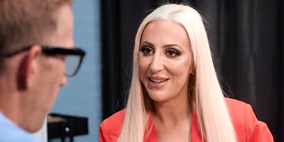 Skyler Mckay massages her huge tits during mish sex