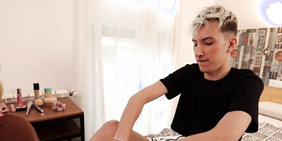 Feminization of a Stepbrother and Stepdad's Dick in all Holes