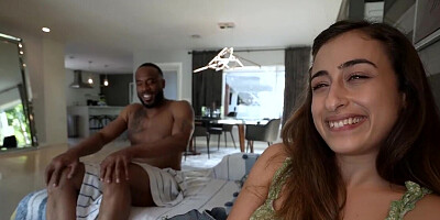 Adorable cuckoldress gets drilled by a huge black dick