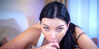 Squeaky Lady Gang at blowjob movie