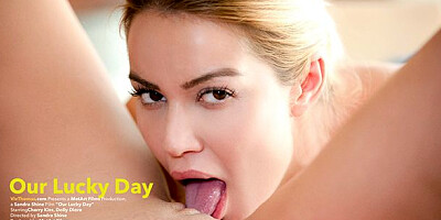 Brilliant Cherry and Dolly's natural tits action