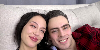 Anal sex from her boyfriend for the petite young Kristi Fox