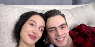 Rough anal sex on the floor for young Russian Kristi Fox