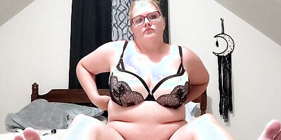 Nesty gets off by breeding her stepdaughter like a hot milf - JOI POV