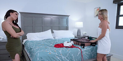 Trio sex with hot moms Savannah and Andi Avalon