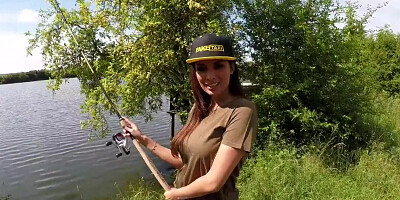 Big boobs brunette from France fucks a random stranger