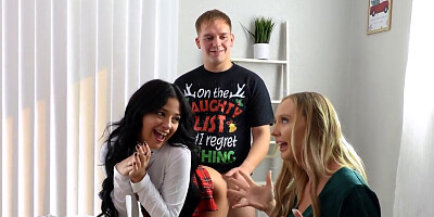 Paisley Porter having MFF with Joshua Lewis and Vanessa Marie