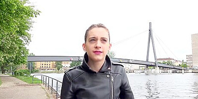 Anal For Petite 18yr Young Cheating Girl At Street Casting - Small Tits