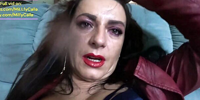 Mature Latina loses control and indulges in wet and dirty talk while smoking and playing with herself