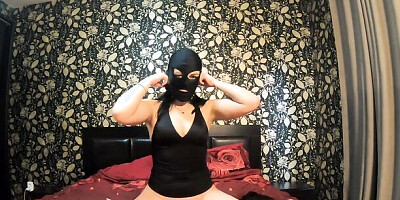 MiLFyCalla seduces stepson with her kinky moves & gets him off with a black sports top and a sexy brunette