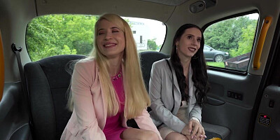 Two European girls give him a pityfuck of a lifetime