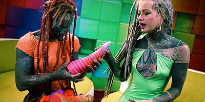 Naughty Anuskatzz and Lily's hd smut