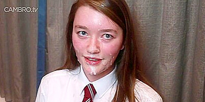 Awesome Redhead Teen 18+ Get Anal Sex And Got A Facial