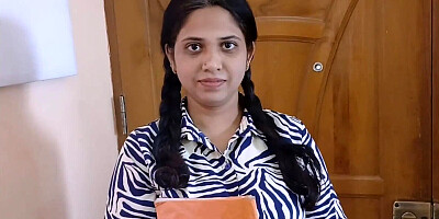 Busty girl with a great figure is fucked by an Indian