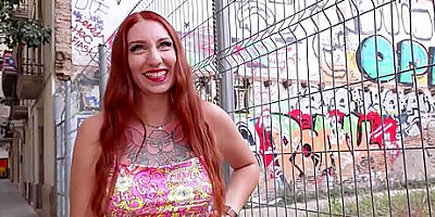 Redhead Teen 18+ Yuno Love Pickup For Rough Casting