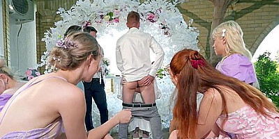 A Real Wedding Anal Bang, Bride Was Nailed By A Toastmaster