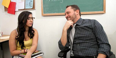 Naughty Bookworms featuring Valerie Kay's classroom porn