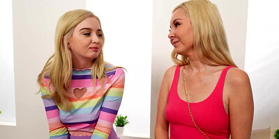 Blonde babe and a MILF in a scene with a doctor