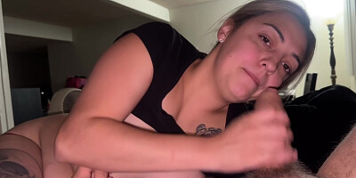 Pov Stepsister Sucks Stepbrothers Cock And Lets Him Feel Her Tight Warm Pussy