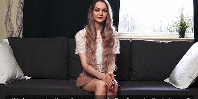 Helen Ondine shows off her tight vag before anything else