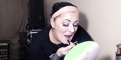 Check out the hottest mature birthday makeup in HD!