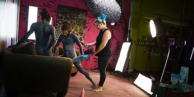 Magical Proxy and Anuskatzz's small tits action