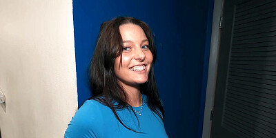 Long-haired brunette Kloe Love sucks and rides big cock in POV