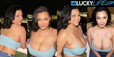 Mr Lucky Life featuring Ashlyn Peaks's vertical sex