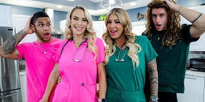 Delightful Alex Harper and Natalie Brooks - straight hair video - Reptyle Selects