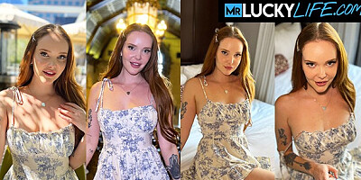 Mr Lucky Life featuring Chloe Foxxe's casting xxx