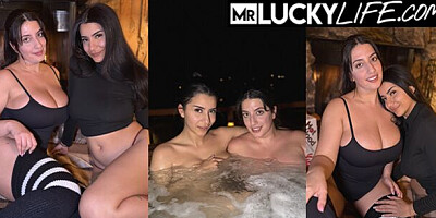 Awesome Sarah Arabic and Roxie Sinner - lingerie xxx - Mr Lucky Life