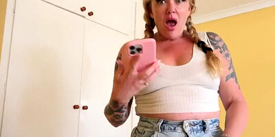 You Found Your Stepmom Nudes and She Caught You Looking