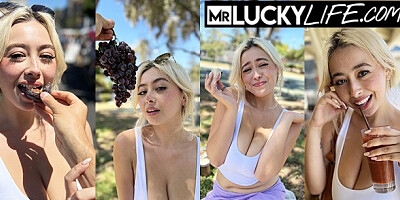 Big tits trailer with inviting Chloe Surreal from Mr Lucky Life