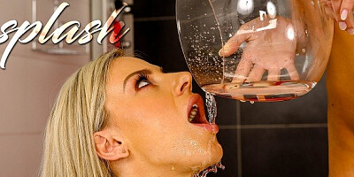 Naughty Nathaly Cherie at close up action